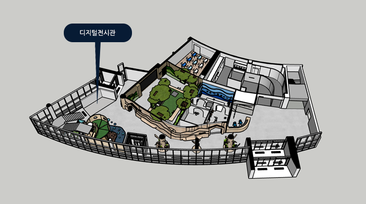 디지털전시관 도면